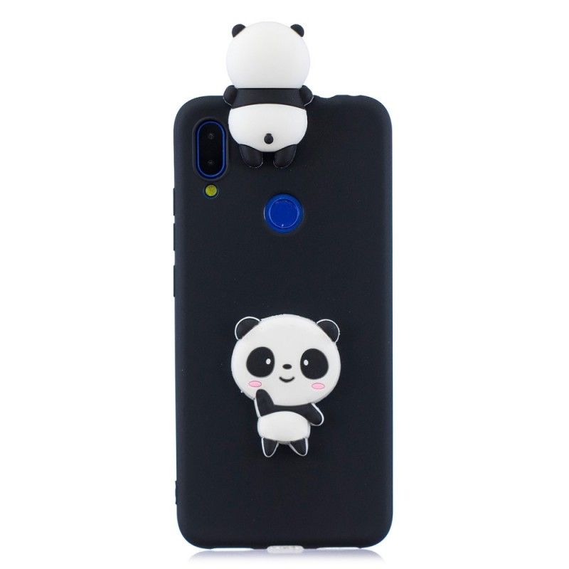 Hülle Xiaomi Redmi Note 7 Schwarz 3D Mein Panda