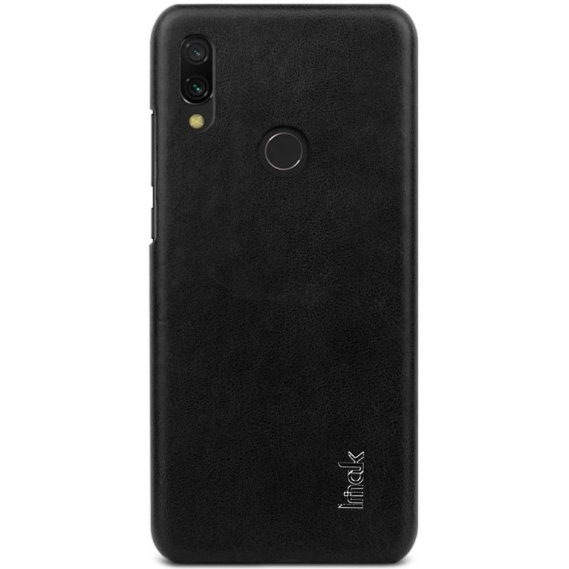 Hülle Xiaomi Redmi Note 7 Schwarz Ledereffekt Der Imak Ruiyi-Serie