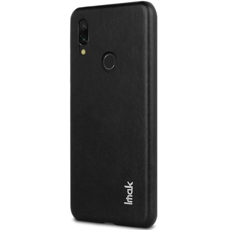 Hülle Xiaomi Redmi Note 7 Schwarz Ledereffekt Der Imak Ruiyi-Serie