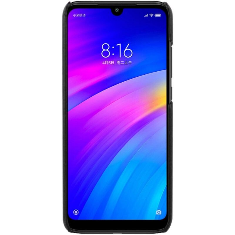 Hülle Xiaomi Redmi Note 7 Schwarz Ledereffekt Der Imak Ruiyi-Serie