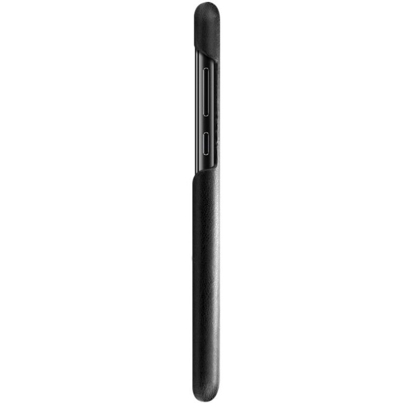 Hülle Xiaomi Redmi Note 7 Schwarz Ledereffekt Der Imak Ruiyi-Serie