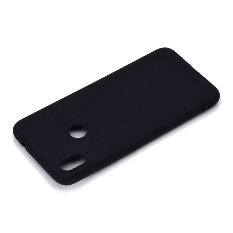 Hülle Xiaomi Redmi Note 7 Schwarz Mattiertes Silikon