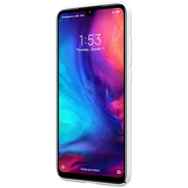 Hülle Xiaomi Redmi Note 7 Schwarz Starrer Gefrosteter Nillkin