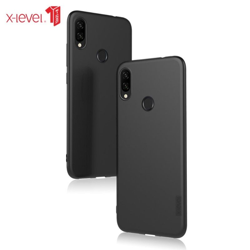 Hülle Xiaomi Redmi Note 7 Schwarz X-Level Ultrafeiner Froste