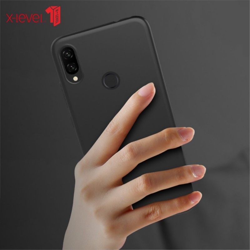 Hülle Xiaomi Redmi Note 7 Schwarz X-Level Ultrafeiner Froste