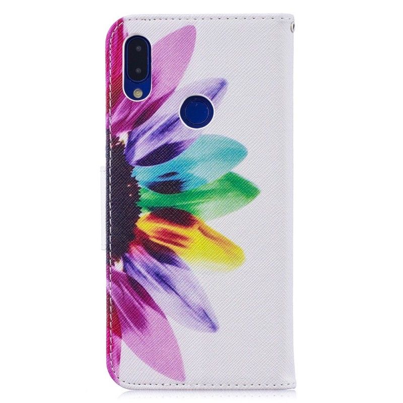Lederhüllen Für Xiaomi Redmi Note 7 Aquarellblume