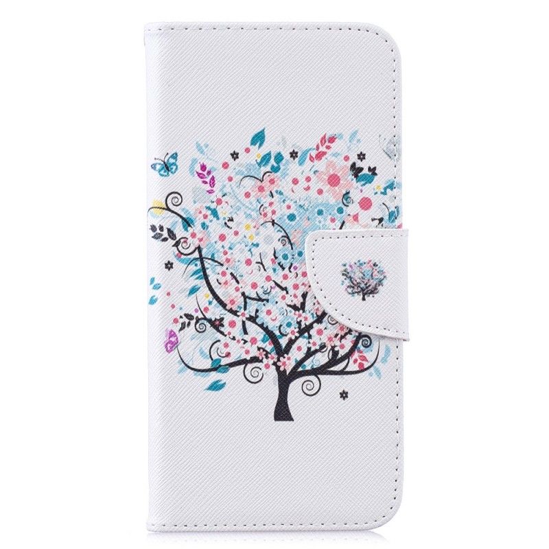 Lederhüllen Xiaomi Redmi Note 7 Blühender Baum