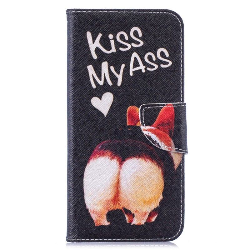 Lederhüllen Xiaomi Redmi Note 7 Küss Meinen Arsch