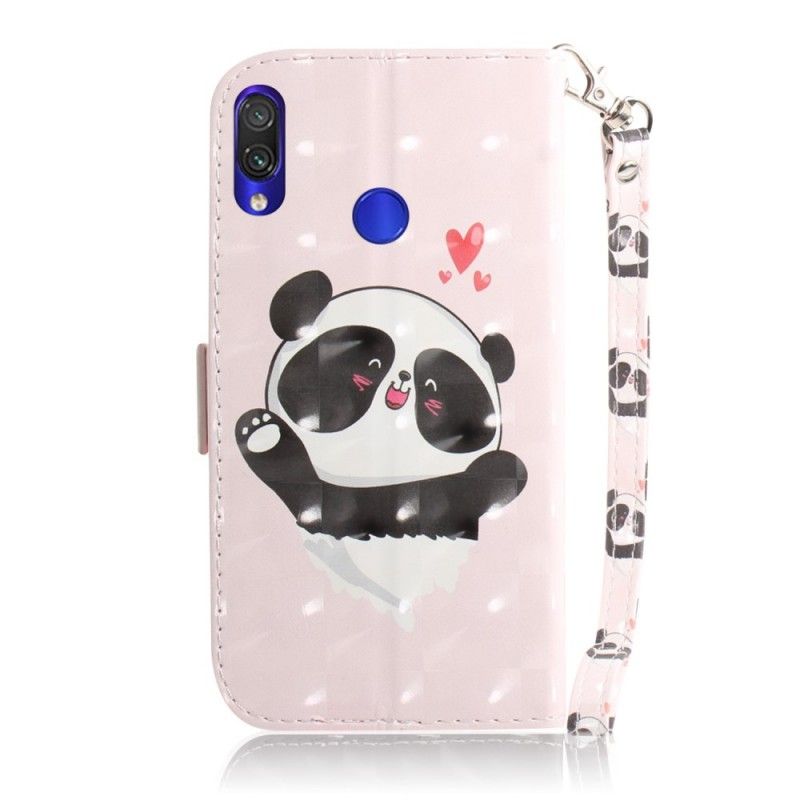 Lederhüllen Xiaomi Redmi Note 7 Panda Liebe Mit Tanga