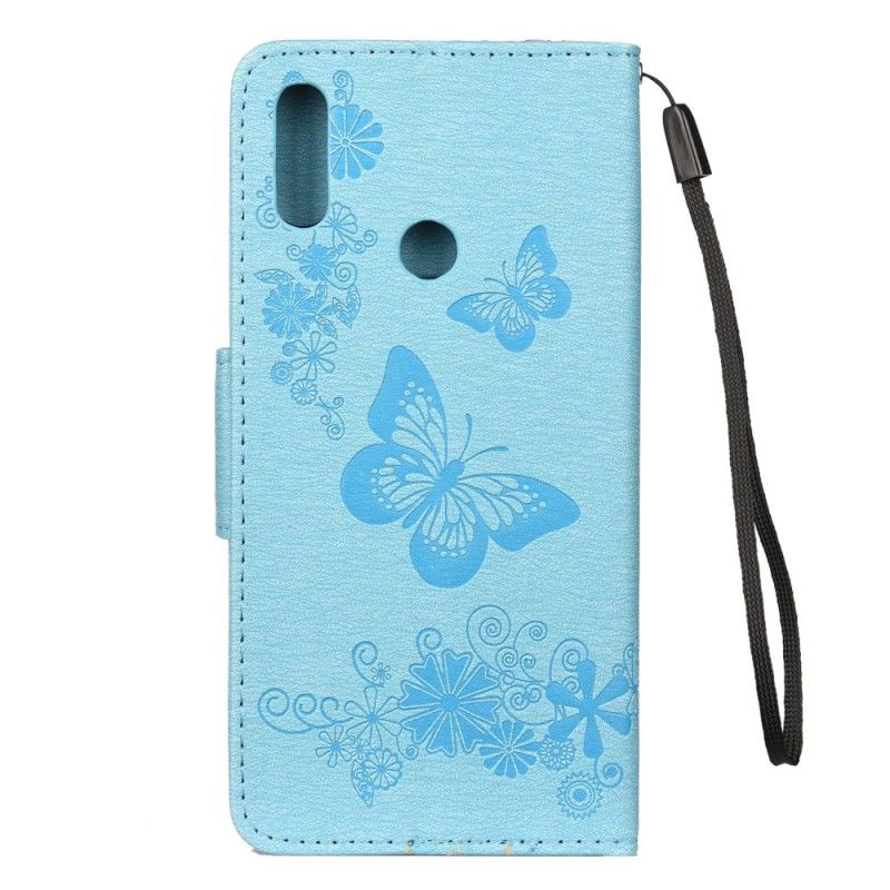 Lederhüllen Xiaomi Redmi Note 7 Schwarz Prächtige Tanga-Schmetterlinge