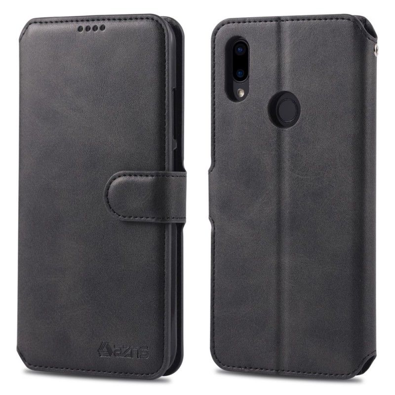 Lederhüllen Xiaomi Redmi Note 7 Schwarz Retro-Azns