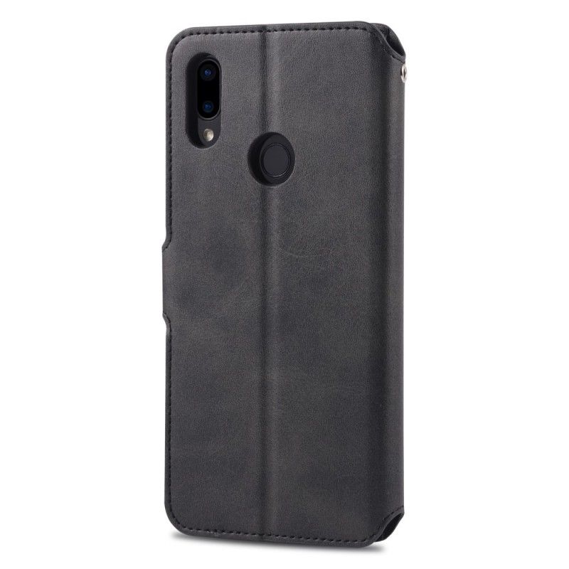 Lederhüllen Xiaomi Redmi Note 7 Schwarz Retro-Azns