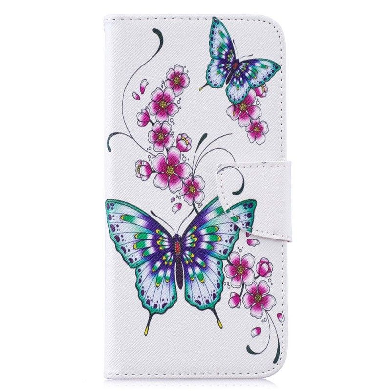 Lederhüllen Xiaomi Redmi Note 7 Wundervolle Schmetterlinge