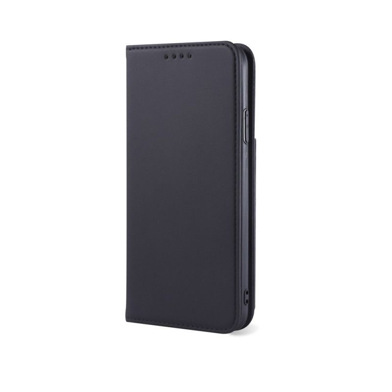 Flip Case Für iPhone 11 Pro Max Schwarz Inhaber Einer Unterstützungskarte