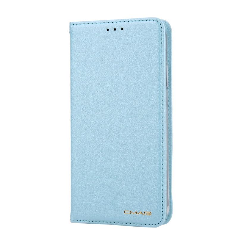 Flip Case iPhone 11 Pro Max Golden Ledereffekt Mit Seidentextur