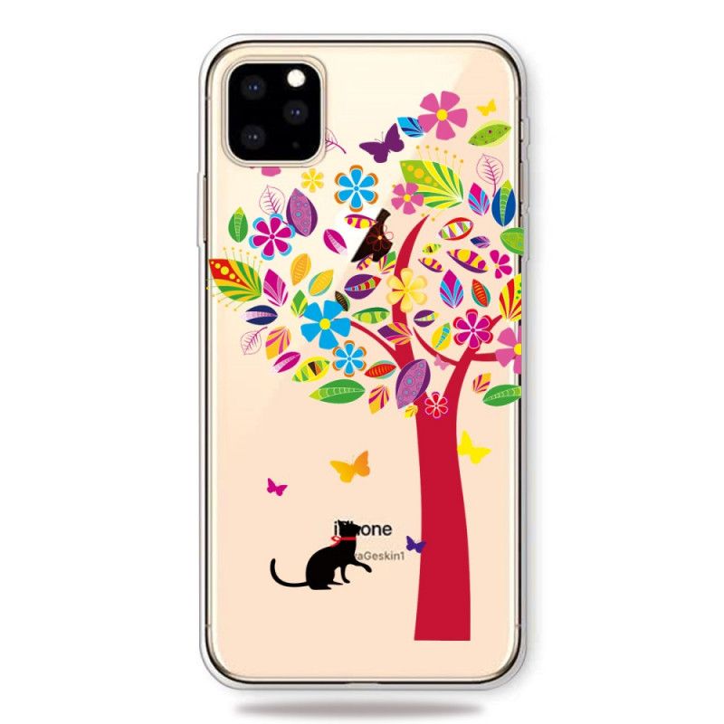 Hülle Für iPhone 11 Pro Max Katze Unter Dem Baum
