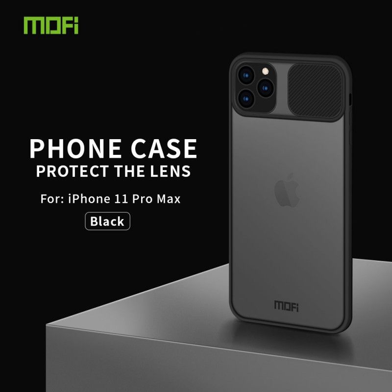 Hülle Für iPhone 11 Pro Max Schwarz Abdeckung Des Mofi-Fotomoduls