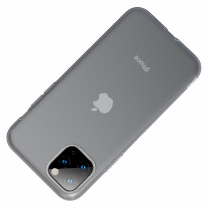 Hülle Für iPhone 11 Pro Max Schwarz Flüssiges Baseus-Silikon