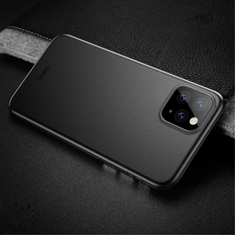 Hülle Für iPhone 11 Pro Max Schwarz Gefrosteter Durchscheinender Baseus