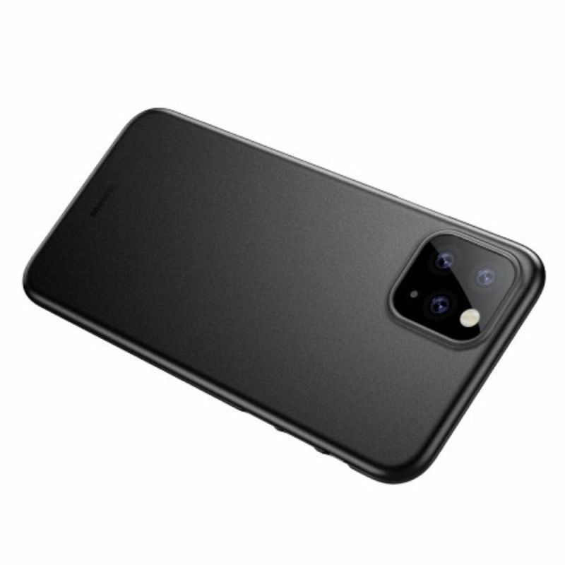 Hülle Für iPhone 11 Pro Max Schwarz Gefrosteter Durchscheinender Baseus