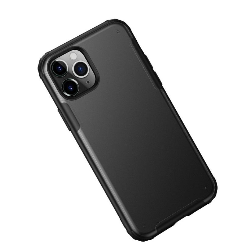 Hülle Für iPhone 11 Pro Max Schwarz Premium-Metalleffekt