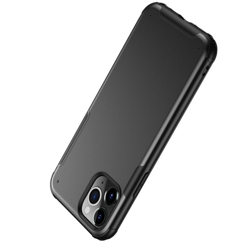 Hülle Für iPhone 11 Pro Max Schwarz Premium-Metalleffekt