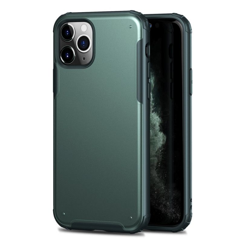 Hülle Für iPhone 11 Pro Max Schwarz Premium-Metalleffekt