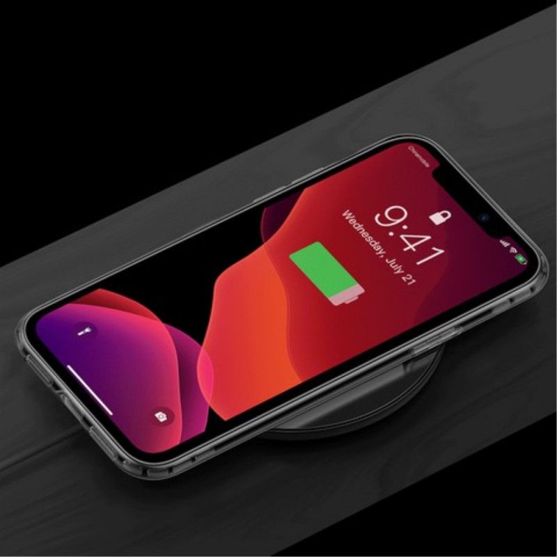 Hülle Für iPhone 11 Pro Max Schwarz Transparentes Silikon Plus