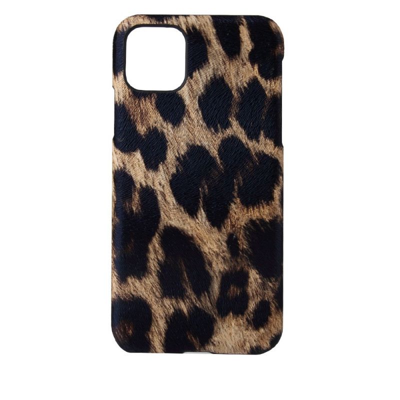 Hülle Für iPhone 11 Pro Max Weiß Leopardenfelleffekt