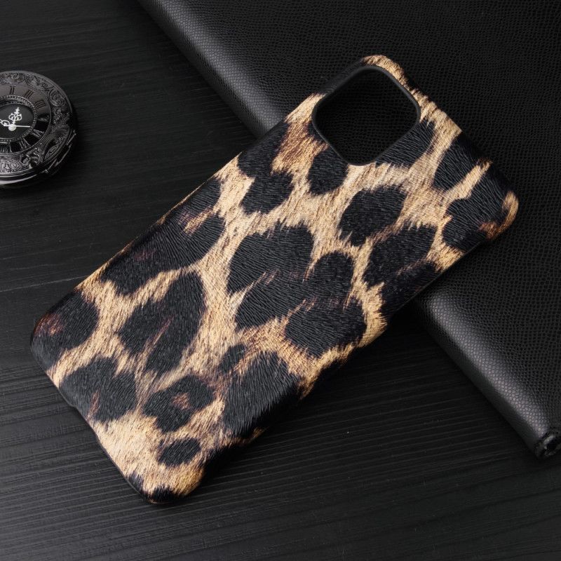 Hülle Für iPhone 11 Pro Max Weiß Leopardenfelleffekt