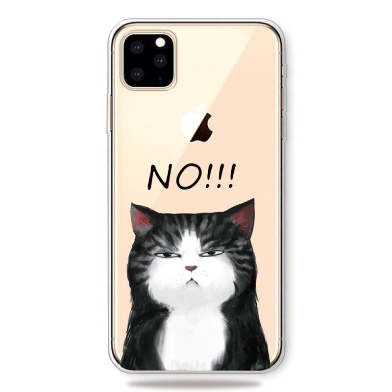 Hülle iPhone 11 Pro Max Die Katze. Die Nein Sagt