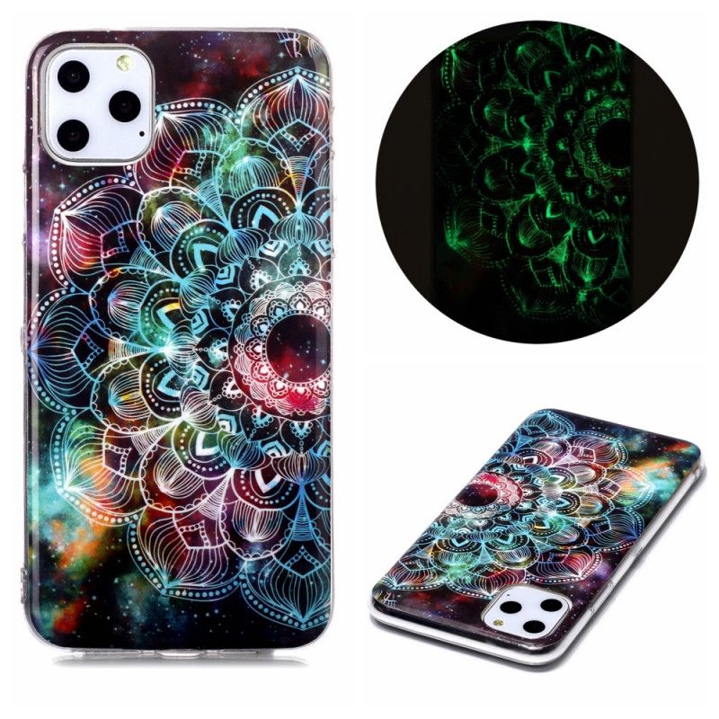 Hülle iPhone 11 Pro Max Fluoreszierende Blumenschau