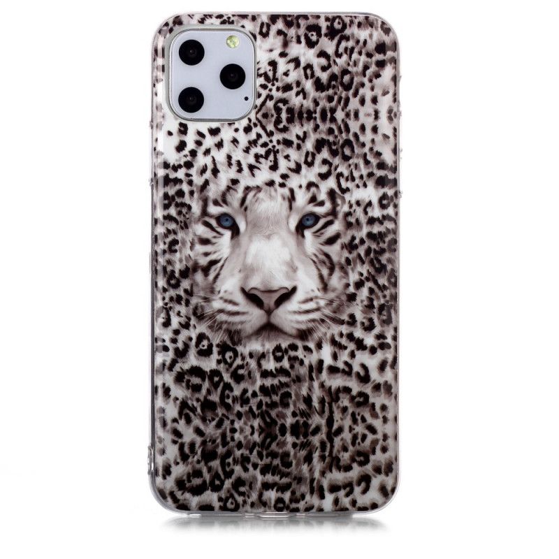 Hülle iPhone 11 Pro Max Handyhülle Fluoreszierender Leopard