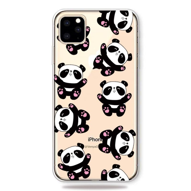 Hülle iPhone 11 Pro Max Handyhülle Top-Spaß-Pandas