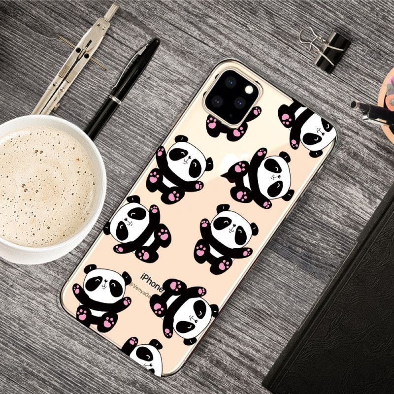 Hülle iPhone 11 Pro Max Handyhülle Top-Spaß-Pandas