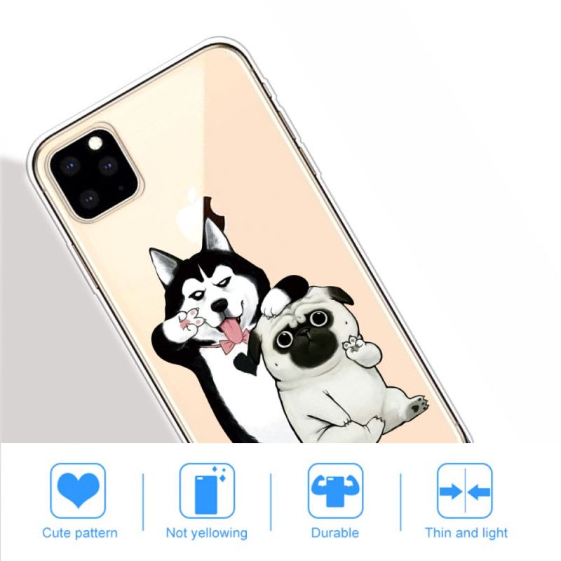 Hülle iPhone 11 Pro Max Lustige Hunde