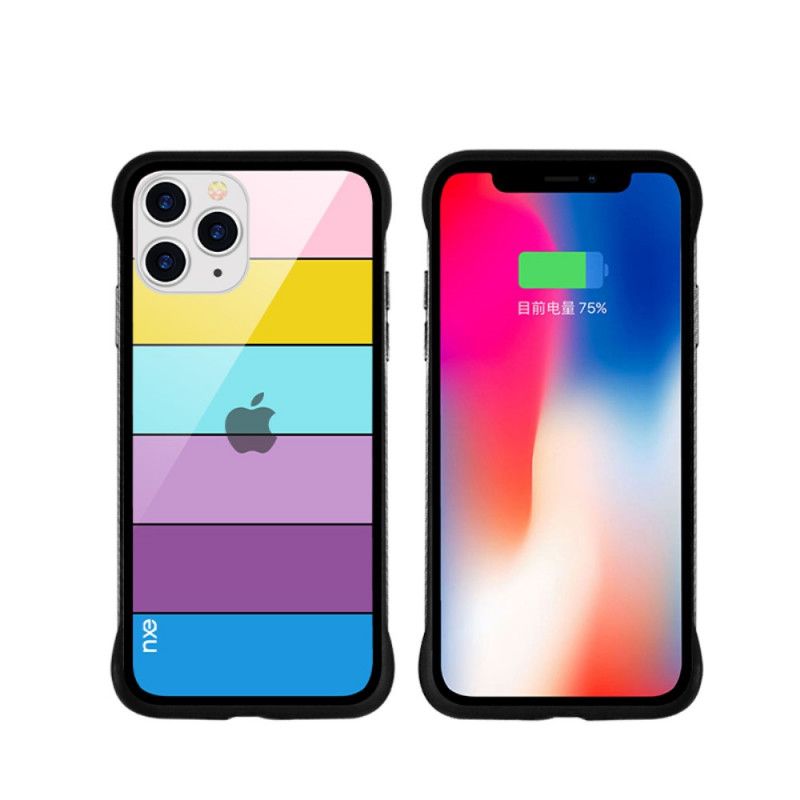 Hülle iPhone 11 Pro Max Rot Nxe Regenbogenserie