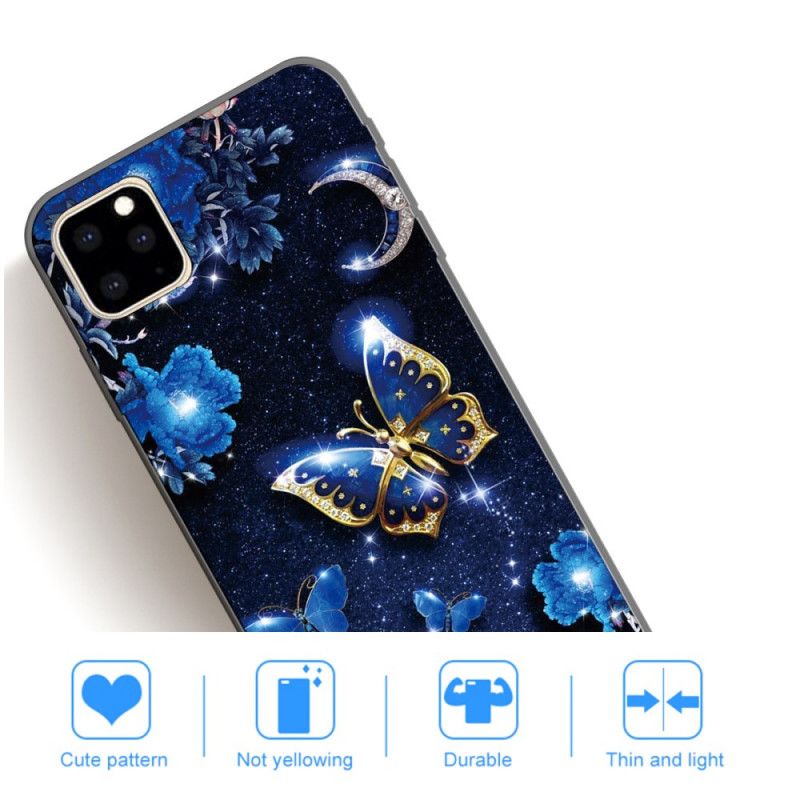 Hülle iPhone 11 Pro Max Schmetterling In Der Mondnacht