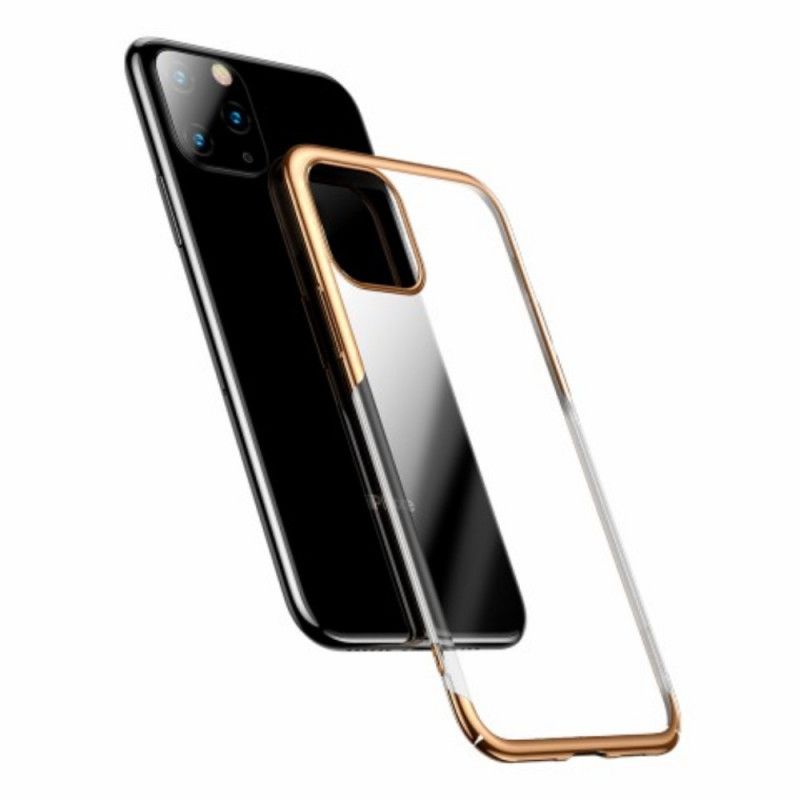 Hülle iPhone 11 Pro Max Schwarz Baseus-Glitzer-Serie