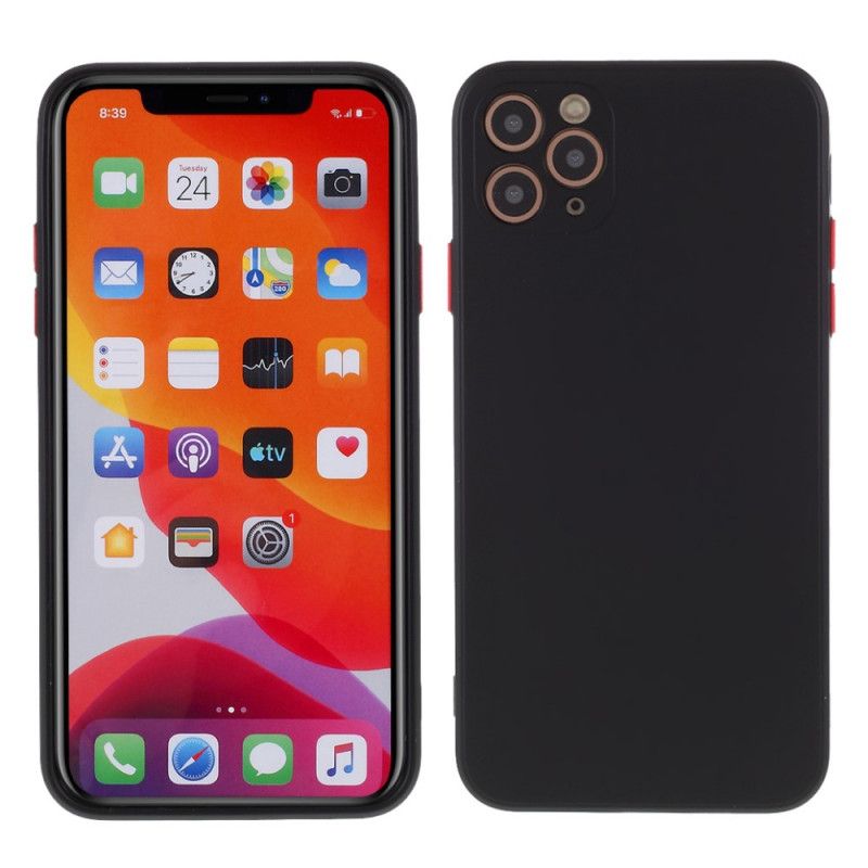 Hülle iPhone 11 Pro Max Schwarz Handyhülle Kontrastfarben