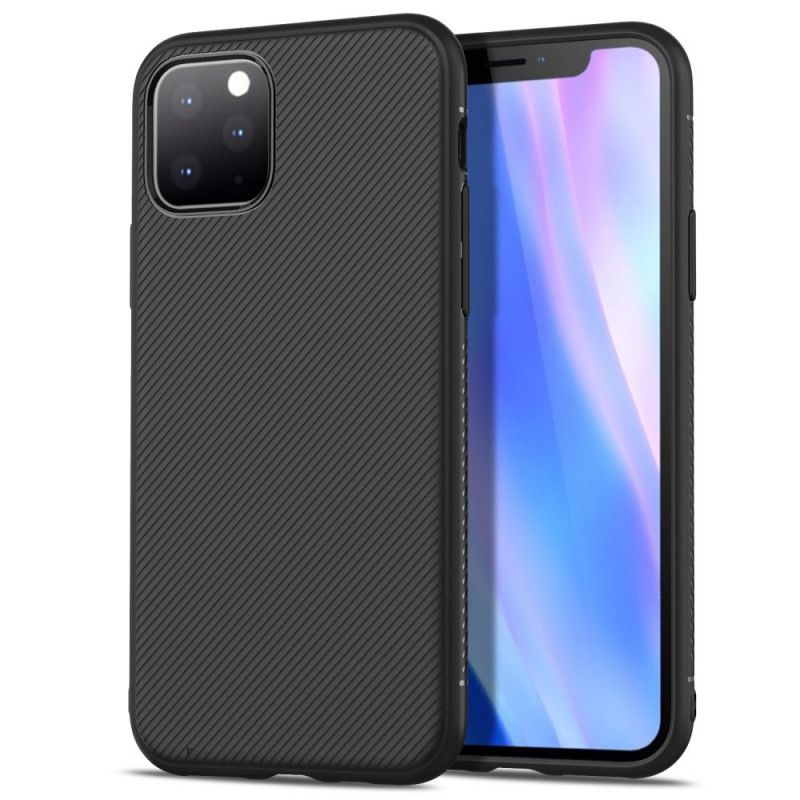 Hülle iPhone 11 Pro Max Schwarz Jazzserien-Twill