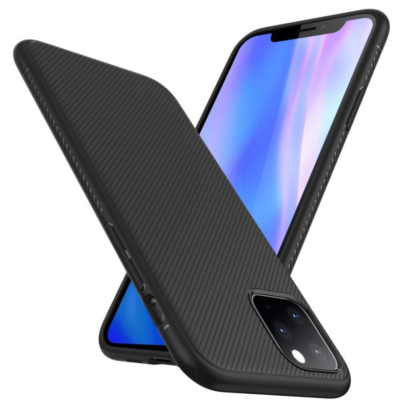 Hülle iPhone 11 Pro Max Schwarz Jazzserien-Twill