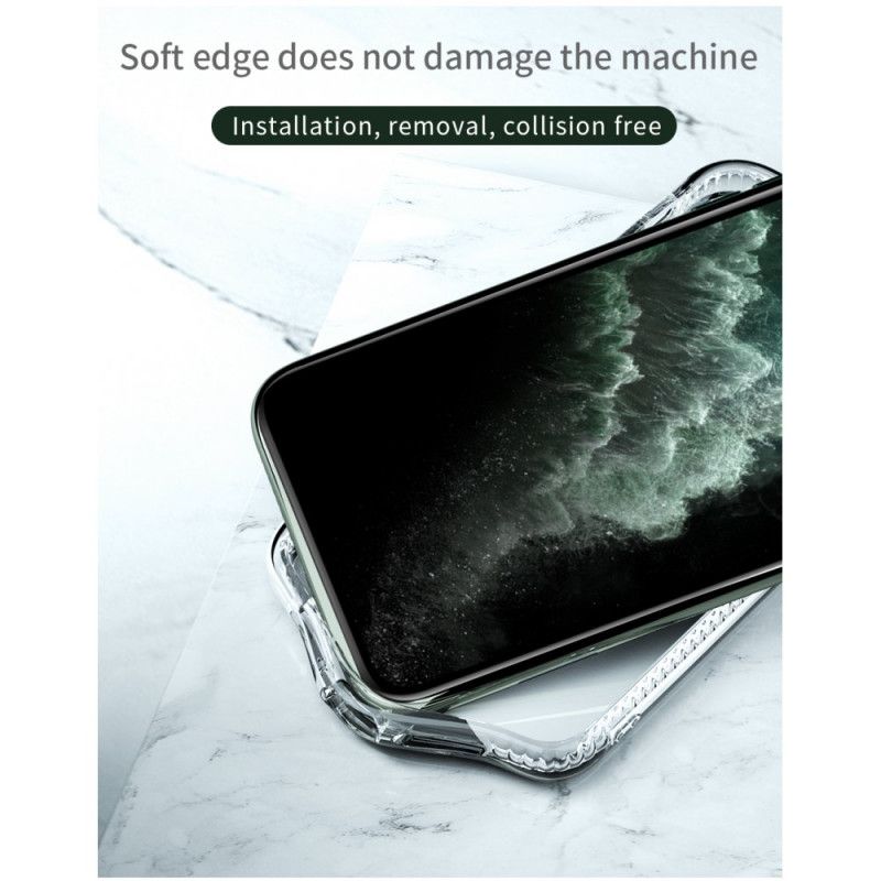 Hülle iPhone 11 Pro Max Schwarz Mac Bunte Strukturierte Kanten