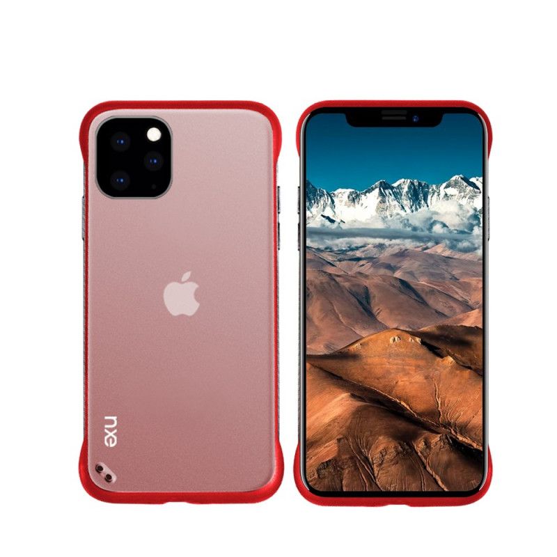 Hülle iPhone 11 Pro Max Schwarz Nxe Klare Serienmatte