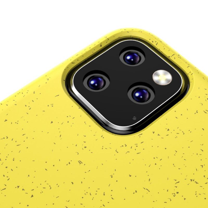 Hülle iPhone 11 Pro Max Schwarz Weizenstrohdesign