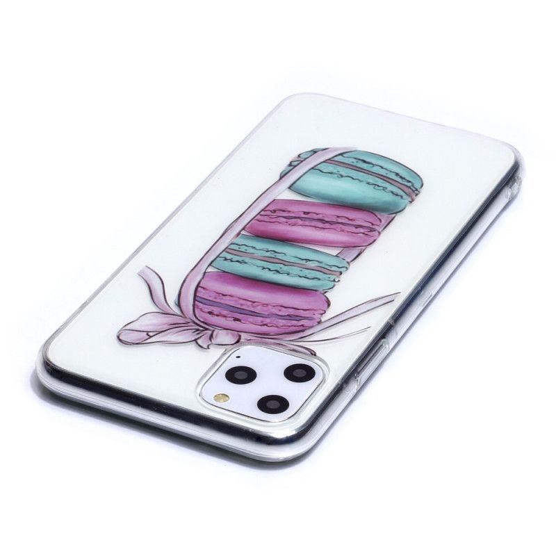 Hülle iPhone 11 Pro Max Transparente Gourmet-Makronen