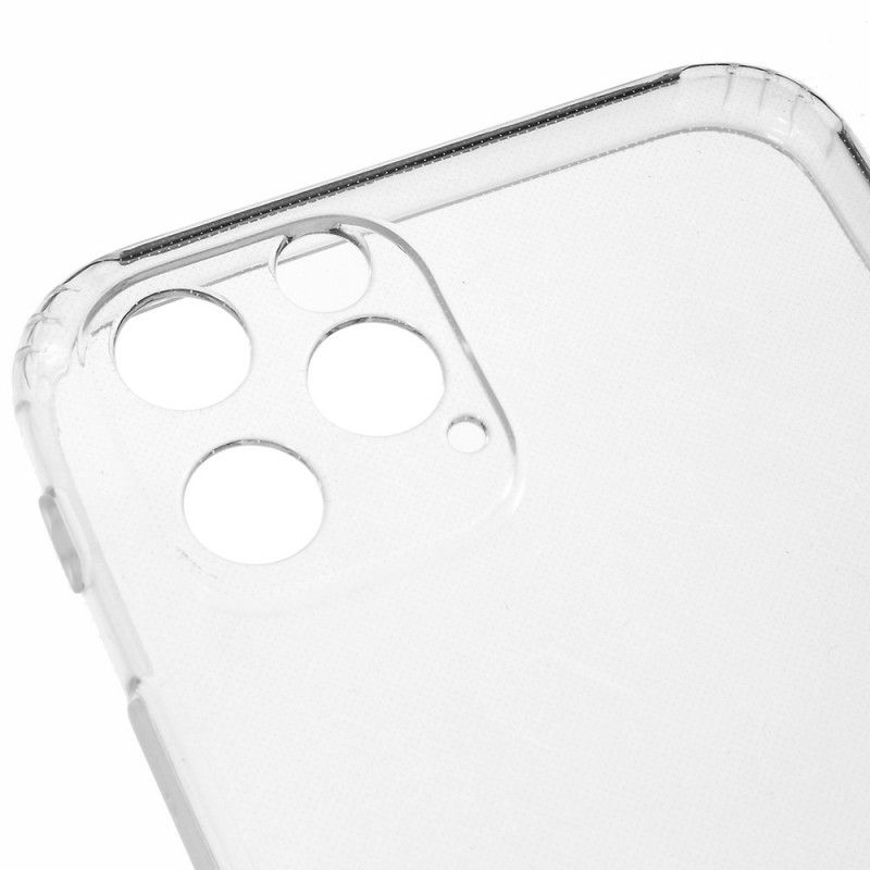 Hülle iPhone 11 Pro Max Transparentes Rutschfestes Silikon