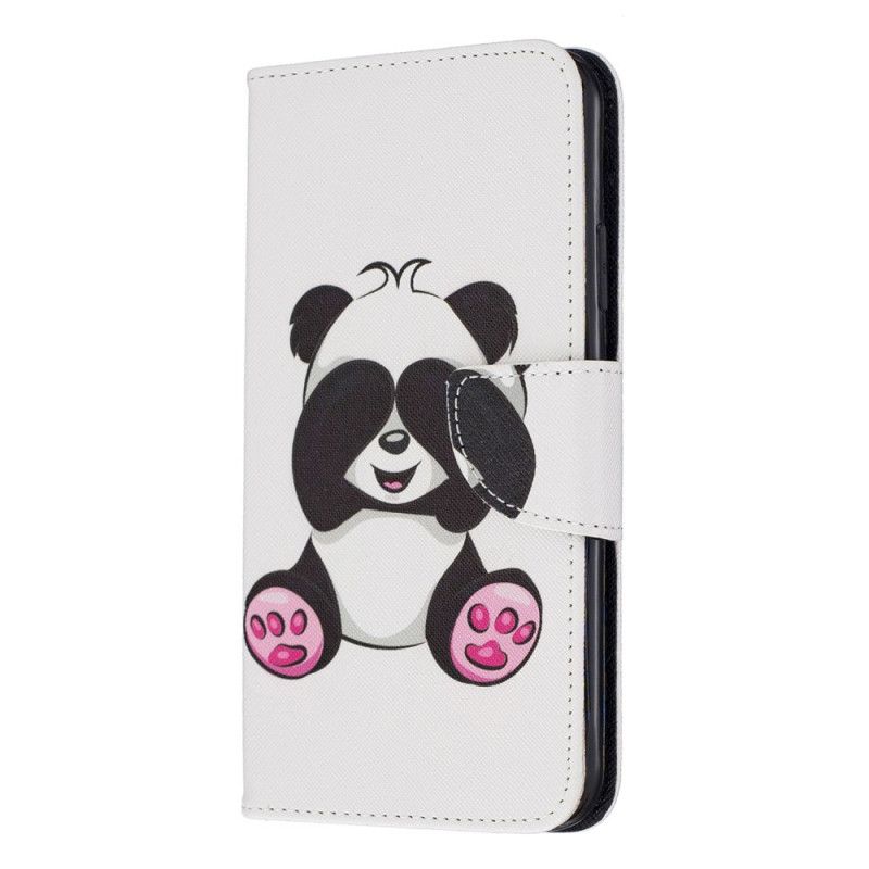 Lederhüllen Für iPhone 11 Pro Max Lustiger Panda
