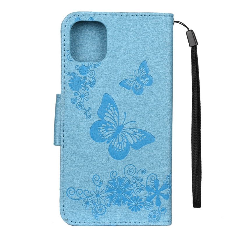 Lederhüllen iPhone 11 Pro Max Schwarz Entdeckung Von Tanga-Schmetterlingen