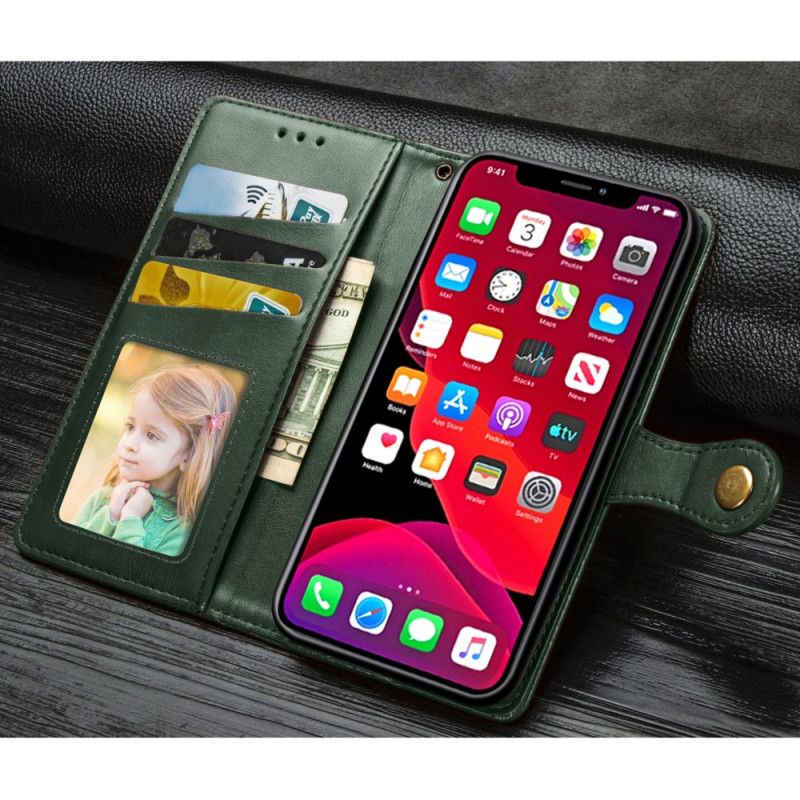 Lederhüllen iPhone 11 Pro Max Schwarz Premium-Design